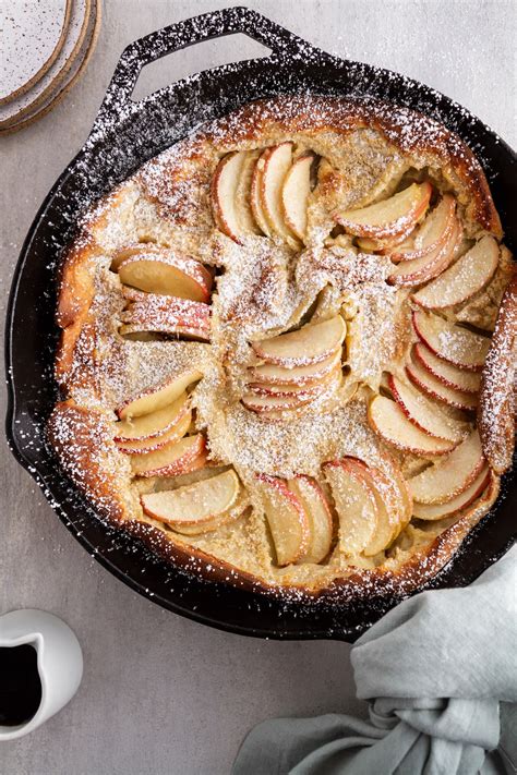 German Apple Pancake Recipe {Apple Oven Pancake} | Girl Vs Dough