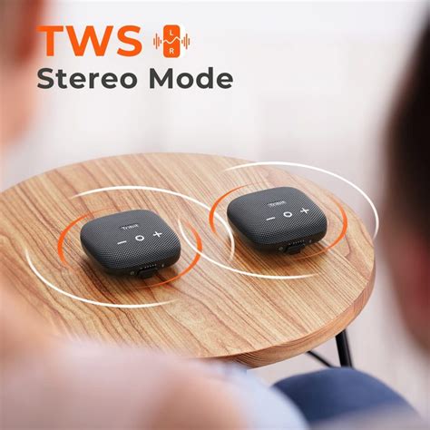 Tribit StormBox Micro 2 Portable Speaker 12HR Playtime - Black