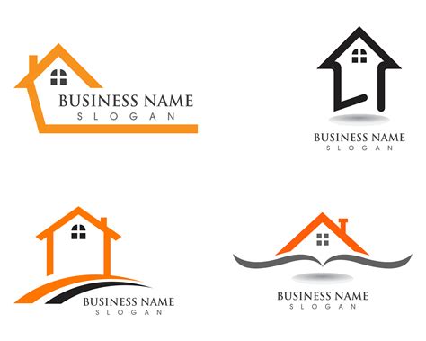 house and home logos template vector 620020 Vector Art at Vecteezy
