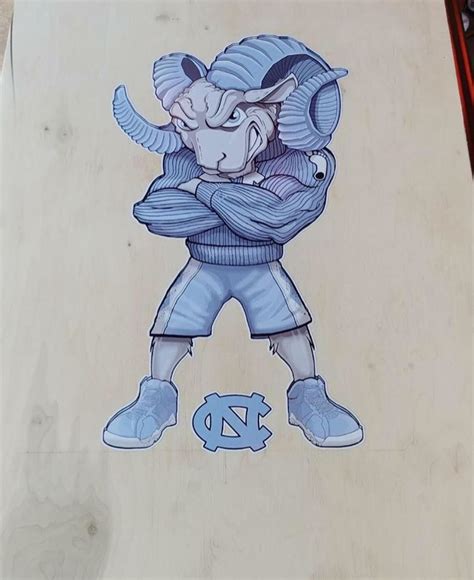 UNC Standee Decal – RivalCutouts