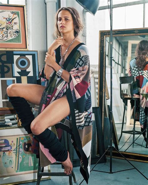 Alicia Vikander Poses for Dujour Magazine Photoshoots-4 | Alicia