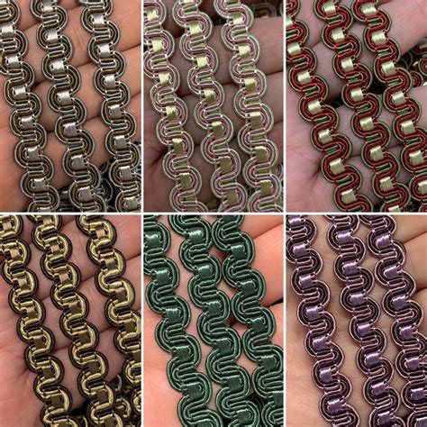 Traditional Gimp Braid Trim Upholstery New Colours 11mm Wide Sold by ...