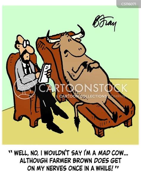 Mad Cow Cartoons and Comics - funny pictures from CartoonStock