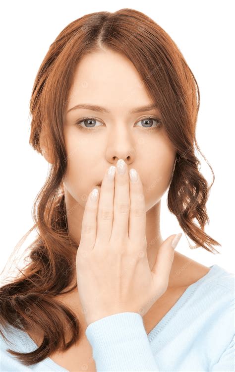 Hand Over Mouth Pretty Teen Person, Mute, Rumor, Bruit PNG Transparent