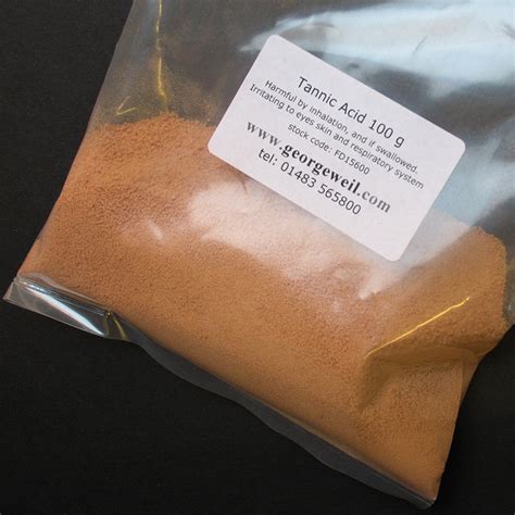 Tannic Acid 100g – Greys / Browns / Tannin Mordant – George Weil