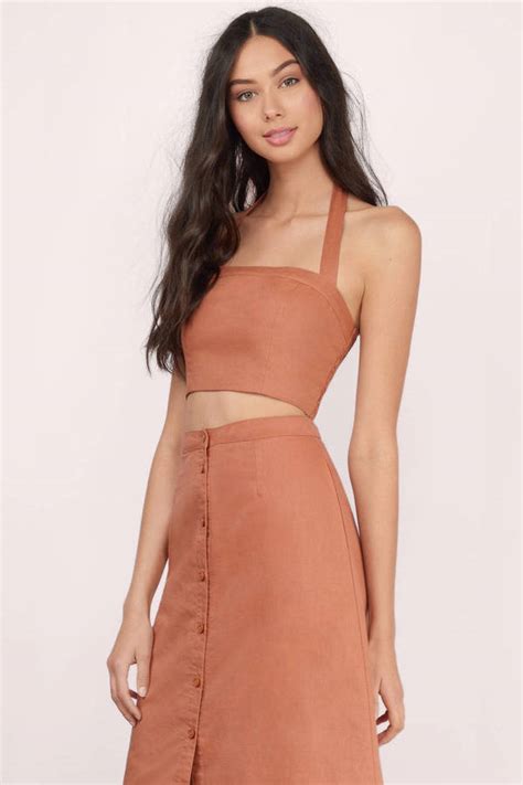 Halter Tops | Sexy Halter Crop Tops, Halter Tank Tops | Tobi