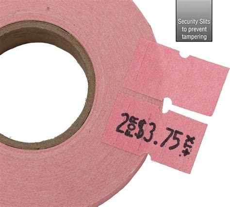 Perco 1 Line Pink Labels - 1 Sleeve, 8,000 Blank Pricing Labels for ...