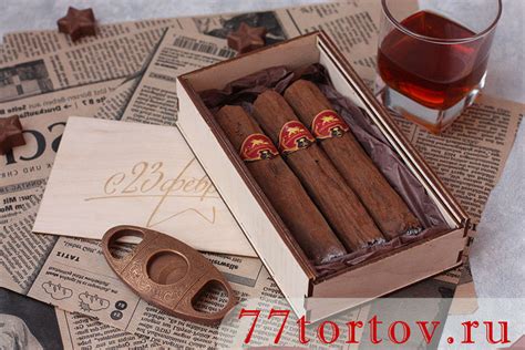 Набор шоколадных сигар - необычный подарок мужчине