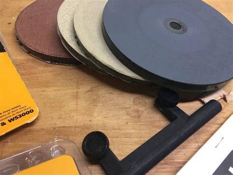 work sharp  sharpening system  extras wheels wide blade
