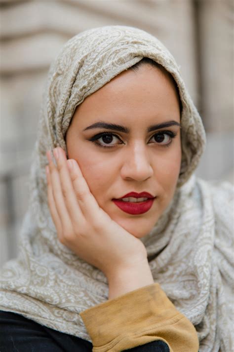 Man Wearing Yellow Hijab · Free Stock Photo