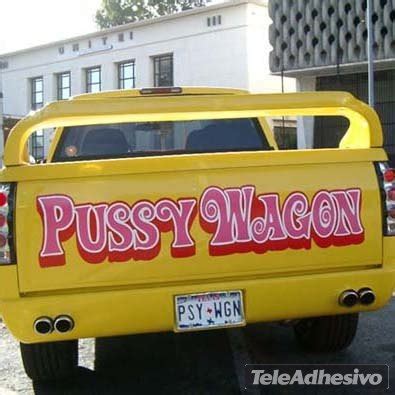 Sticker Pussy Wagon | MuralDecal.com