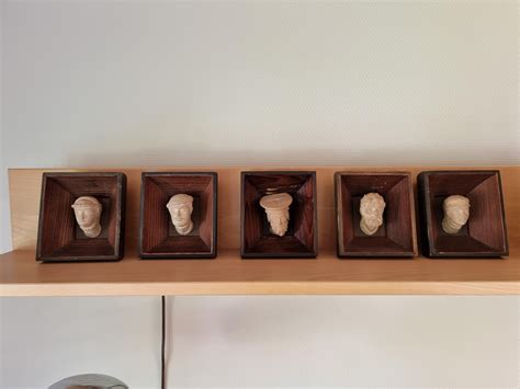 Found these old framed faces. Any polish friends that can translate or