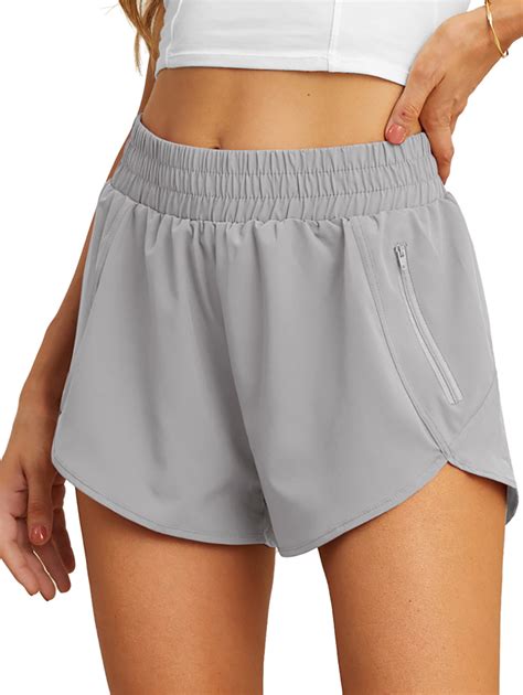 lsque happy skeleton printed womens running shorts  liner pockets