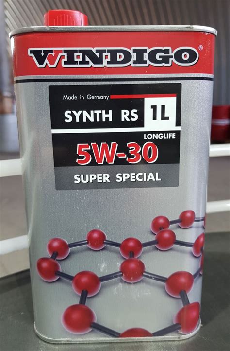 Windigo Synth RS 5W-30 Super Special свежее - Лабораторные анализы ...
