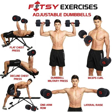 FITSY Adjustable Dumbbell Set - 20 KG | Buy Dumbbells Online India