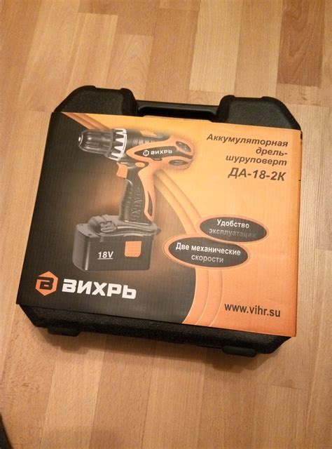 Обзор от покупателя на Дрель-шуруповерт аккумуляторная Вихрь ДА-18-2К ...