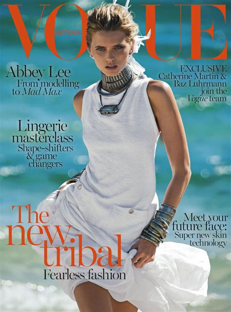 Abbey Lee Kershaw - Vogue Magazine (Australia) April 2014 Cover