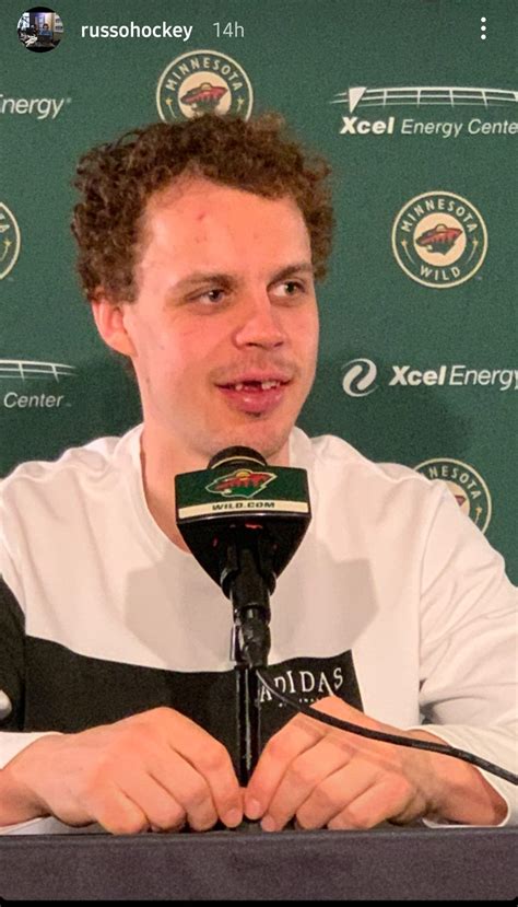 Uffda, Ek with his new window - Russo : r/wildhockey