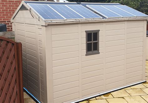 DIY Shed roof install – 600 watts Solar panels with 6kWh AGM battery storage (12v off grid ...