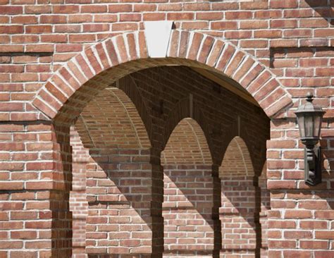 arch  long    masonry structures  fact  brick