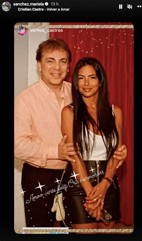 ¿Quién es Mariela Sánchez? La nueva novia de Cristian Castro a la que
