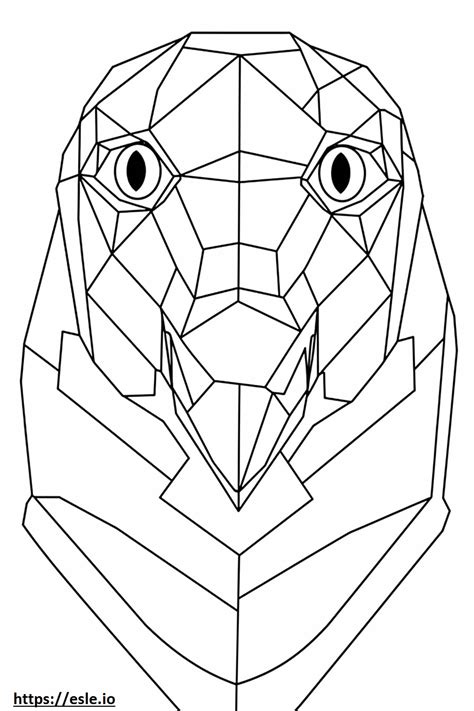 Huisvink gezicht kleurplaat kleurplaat