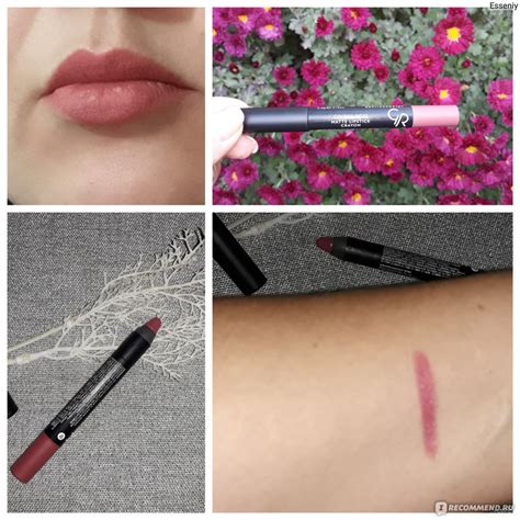 Помада-карандаш для губ Golden Rose MATTE CRAYON - « N° 10💋 помада ...