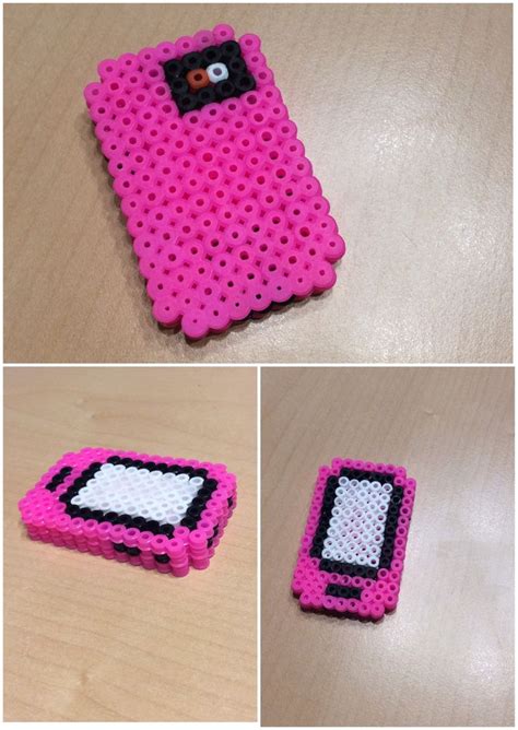 PERLER BEADS PHONE | Hamma beads ideas, Perler bead disney, Diy perler bead crafts