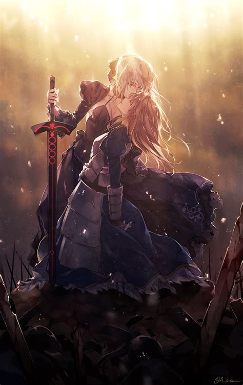 "Artoria Pendragon" "Saber" "Saber Alter" | Fate anime series, Fate ...