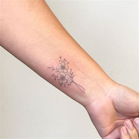 Primrose Flower Tattoo