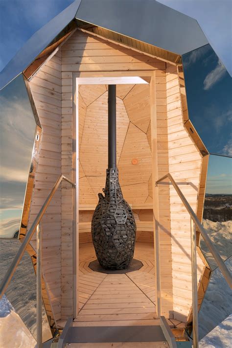 Goldendes Sauna-Ei - Schicke Schwitzerei