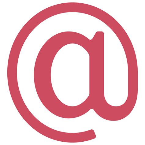 sign keyboard key commercialat icon   iconfinder