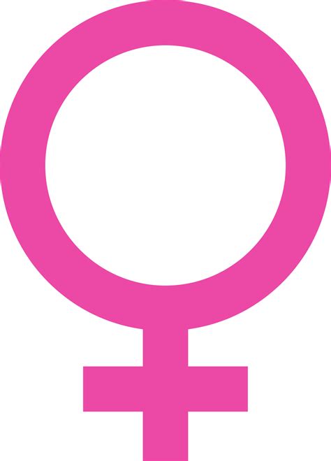 símbolos de icono de género. ilustración de signos de sexo femenino
