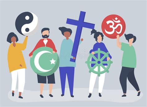 Religious symbols stock illustration. Illustration of harmony - 27306866