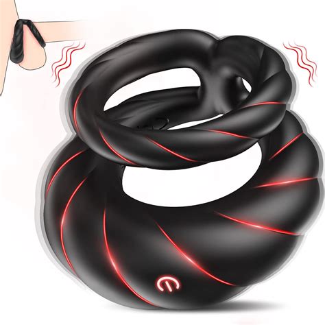 Anillo vibrador para el pene Sobtik, juguetes sexuales para hombres