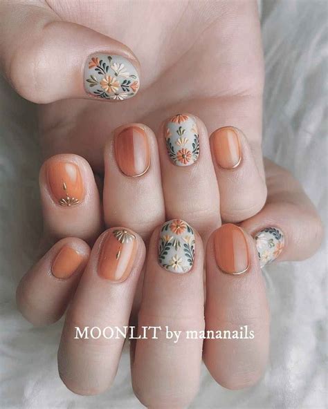 Тренды маникюра на короткие ногти весна 2019 фото_17 | Fall nail art ...