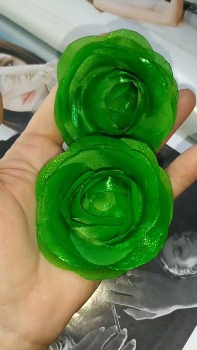 серьги цветы из ткани #красноярск #серьгицветы#цветыизткани # ...