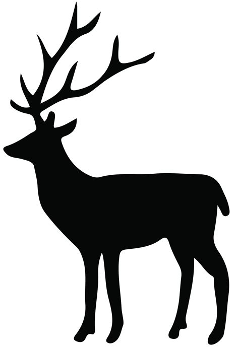 Buck Silhouette Clip Art