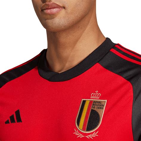adidas belgium wc  world cup home jersey redblack soccerium