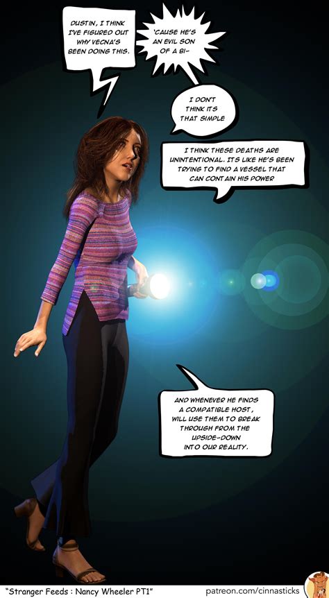 Stranger Feeds: Nancy Wheeler pt1 (commission) by Cinna-Sticks on