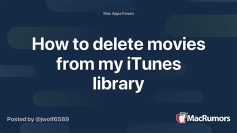 How to Delete Your iTunes Library on Mac - Hunter Games Magazine