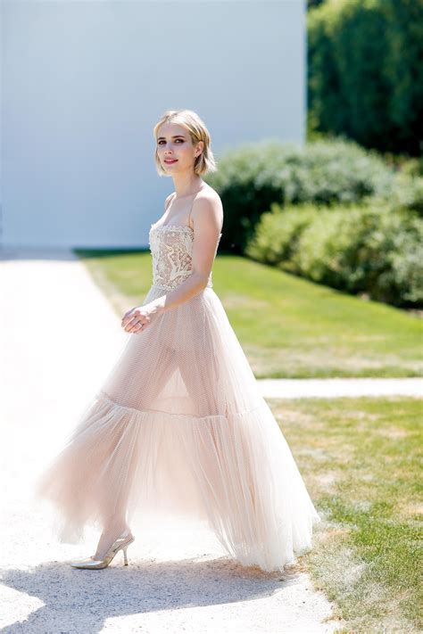 See through dress : r/Emma_Roberts