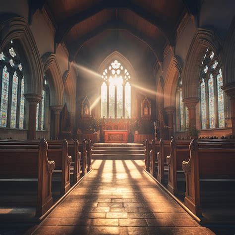 Premium AI Image | church interior