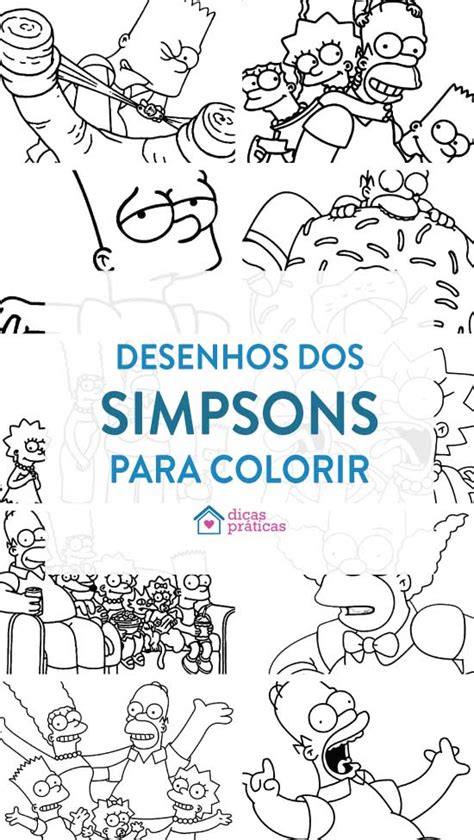 Desenho Do Simpsons Para Colorir