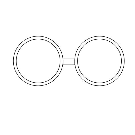goggles icon vector spectacles diagram  vector art  vecteezy
