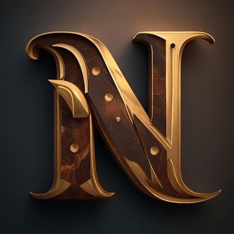 Premium AI Image | Attractive letters logo Stylish capital Lighting H
