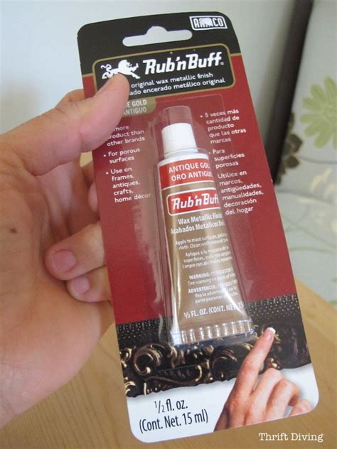 5 Ways To Use Rub n' Buff - Thrift Diving Blog