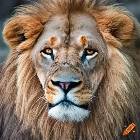 lion  majestic mane  craiyon