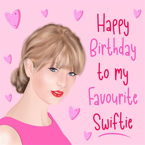 Taylor Swift Birthday Card – Boomf