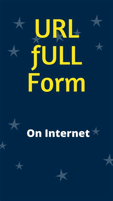 URL full form – URL का फुल फॉर्म क्या होता है? | Full meaning, Meant to ...